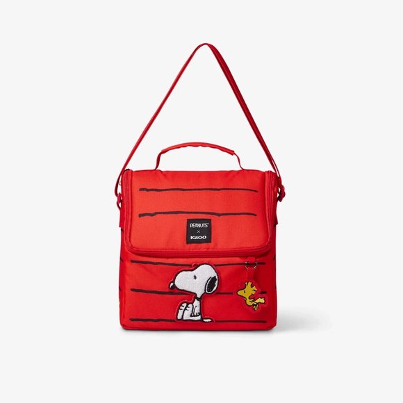 NWT IGLOO x Peanuts Snoopy's Red Dog House Insulated 16-Can Lunch Bag Old School - Picture 3 of 5